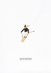 Räder Grußkarte Guten Rutsch 