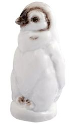 Meissen Pinguin Bunt Staffiert Leicht H 5,5 cm 