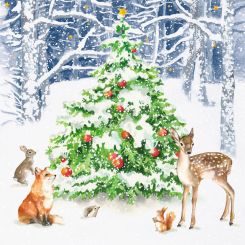 Paperproducts Design Servietten 33x33 cm Winter Forest 
