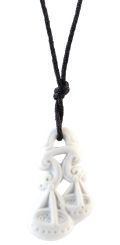 Meissen Anhänger Sternzeichen Waage, Weiß, Biskuit, 4 X 2,4 Cm 