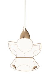 Räder Anhänger Santa´s Schneeengel L.6cm B.4,5cm 