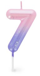 Legami Geburtstagskerze Pink - 7 