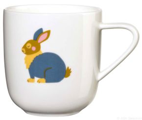 ASA Selection Henkelbecher Kaninchen Karla Kids L 8 cm B 8 cm H 8,5 cm 