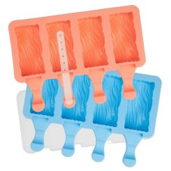 Lurch 2er-Set Popsicle IceForm Wave aquamarine/peach 