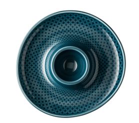 Rosenthal Junto Ocean Blue Eierbecher mit Ablage 