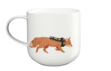ASA Selection Henkelbecher, Red Fox Xmas, L. 92mm, B. 92mm, H. 95mm 