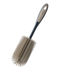 Kochblume Silikon-Spülbürste rund taupe 