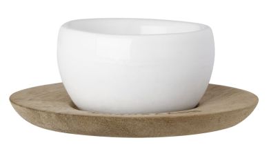 Räder P.e.t. Eierbecher mit Unterteller MORGÄÄHN 7x7x3 cm 