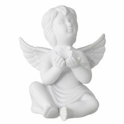 Rosenthal Engel mit Glücksklee Engel Gross Weiss Matt Engel Grosst 