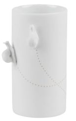 Räder Living Porzellangeschichten Vase Schnecke,Ø 5,5 cm H 10,5 cm 