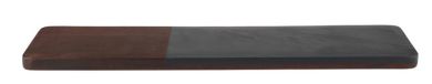 Gift Company Stone Platte mit Schiefer 48x15 cm dunkelgrau/braun 