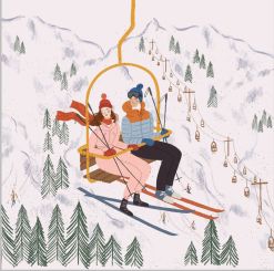 Paperproducts Servietten 25x25 cm Zermatt 