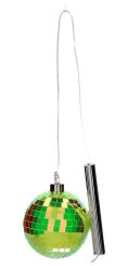 Gift Company Disco LED-Kugel 10cm neon grün 