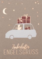 Räder Weihnachtsautokarte Zauberhafter Engelsgruss 