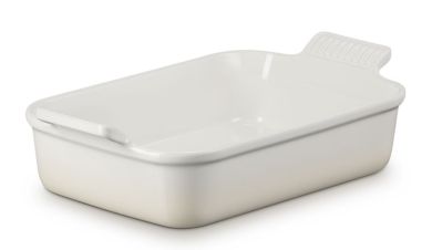 Le Creuset Auflaufform Tradition Rechteckig 26 cm Meringue 