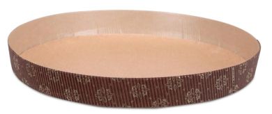 Städter Papier-Backform Linzertorte ø 21 cm / H 2,5 cm Braun 10 Stück 