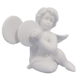 Rosenthal Engel mit Becken Engel mittel Weiss matt 