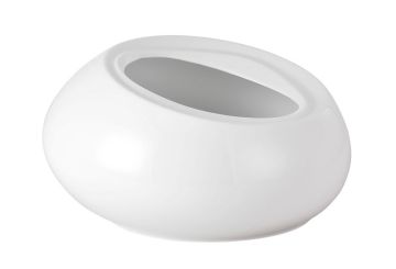 Rosenthal Nendoo Weiss Vase Schale 10x21 cm 
