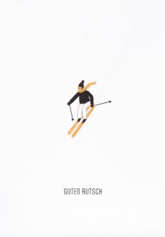Räder Grußkarte Guten Rutsch 