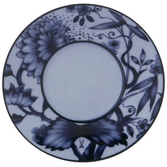Meissen Espressountertasse, Form No 41 , The Original , Blau, Ø 12 Cm 