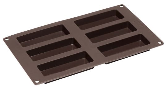 Lurch Flexiform Müsliriegel 30x17,5 cm 6-Fach Braun 