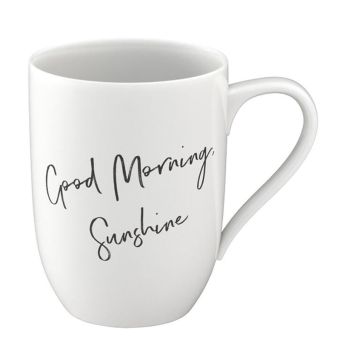 Villeroy & Boch Statement Becher mit Henkel Good Morning, Sunshine 