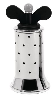Alessi Pfeffermühle schwarz H 13,2 cm 