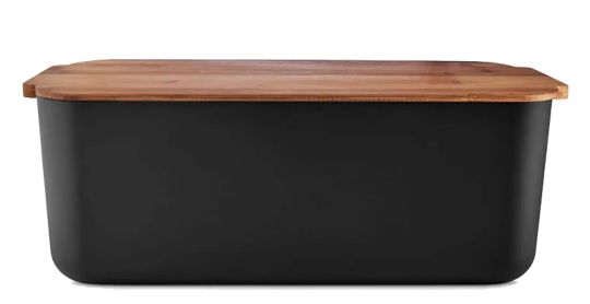 Eva Trio Brotkasten 42x19x15,5 cm black 