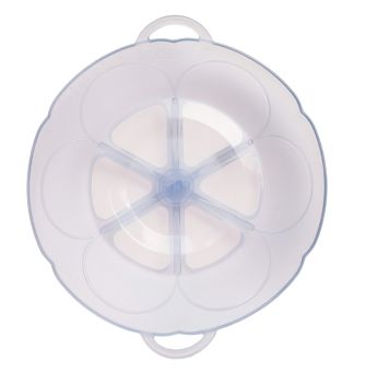 Kochblume Kochblume M 25,5 cm eisblau transparent 