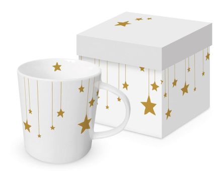 Paperproducts Trend Mug Stars on Canvas white 