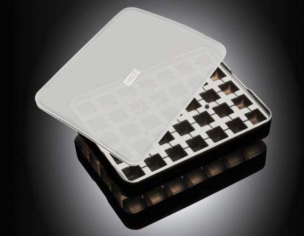 Lurch Ice Former Würfel 2x2 cm Schwarz Transparent 