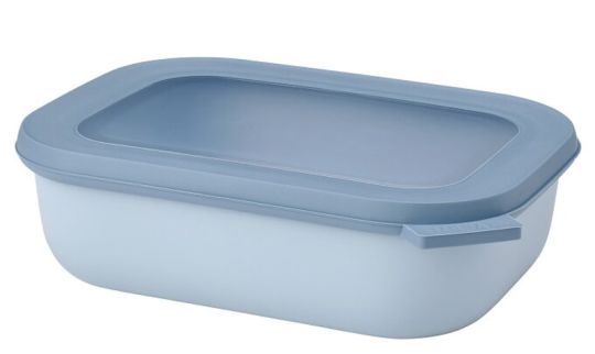 Mepal Multischüssel Cirqula Rechteckig 1000 ml Nordic Blue 