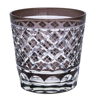 Greengate Wasserglas Cross grey crystal medium 