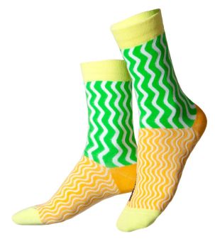 Doiy Socken EMS Instant Ramen Chili (52,5% Polyamide, 35,6% Cotton, 8,5% Polyester, 2,3% Elastane, 1,1% Elastodiene) 