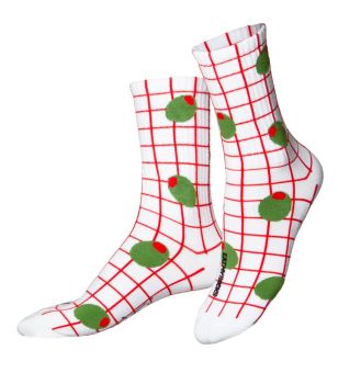 Doiy Socken EMS Olive (45,7% Cotton, 29,9% Polyester, 19,5% Polyamide, 4,9% Elastane) 