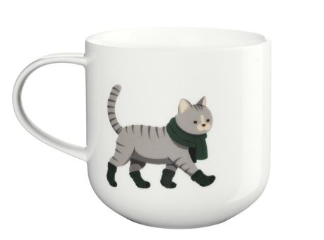 ASA Selection Henkelbecher, Cat Xmas, L. 92mm, B. 92mm, H. 95mm 