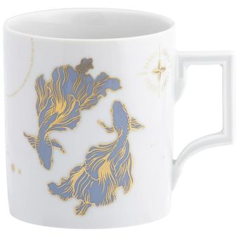 Meissen Henkelbecher Form Berlin Meissen Zodiac Collection Fische V 0,25 L 
