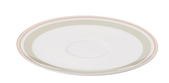 Dibbern Capri Untertasse 0,20 L / 0,25 L Khaki / Rosé 