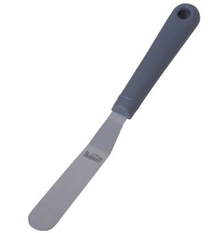 Birkmann Mini Winkelpalette Easy Baking 8 cm Edelstahl mit Kunststoffgriff dunkelgrau 
