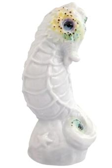 Meissen Seepferd Bunt Staffiert Leicht H 6 cm 