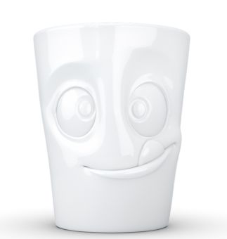 Fiftyeight Products Henkelbecher lecker weiß 350 ml 