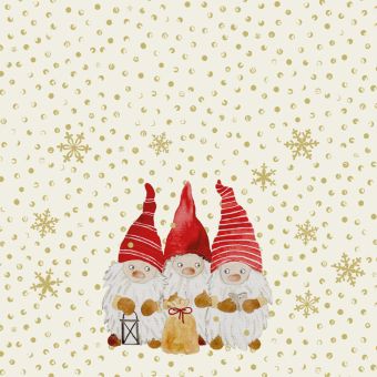 Paperproducts Servietten 33x33 cm Stars & Snowflakes 