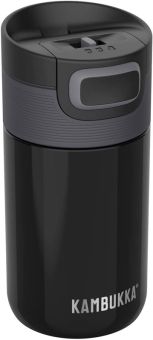Kambukka Trinkbecher 300 ml Etna Pitch Black Edelstahl 