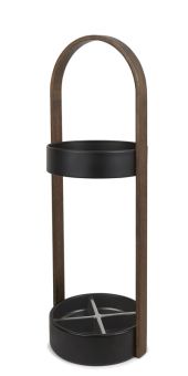 Umbra Hub Schirmständer schwarz/walnuß 