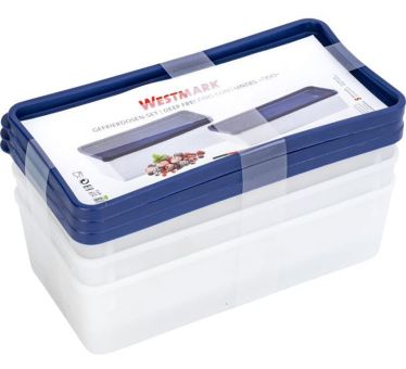 Westmark Gefrierdosen-Set Trio 3 x 1,5 l 