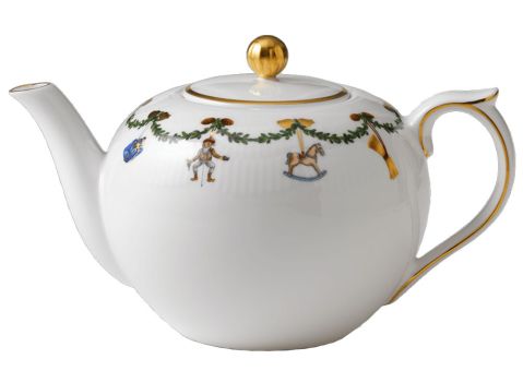 Royal Copenhagen Starfluted Christmas Teekanne 