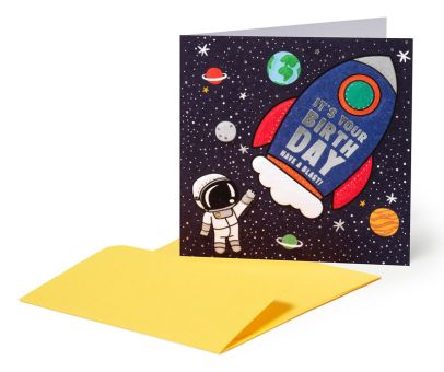 Legami Grußkarte klein Space 