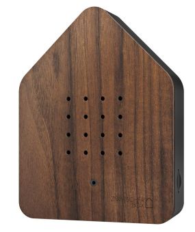 Relaxound Zwitscherbox Holz Nuss/schwarz 