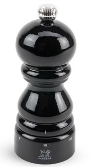 Peugeot Paris Salzmühle schwarz lackiert 12 cm 