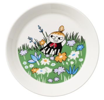 Arabia Moomin Teller 19cm Little My and meadow 